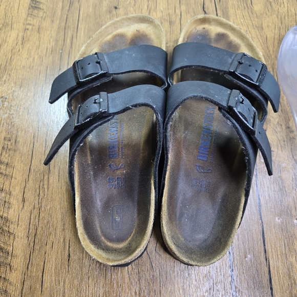 Birkenstock Arizona Double Strap Black Sandals - Picture 8 of 14
